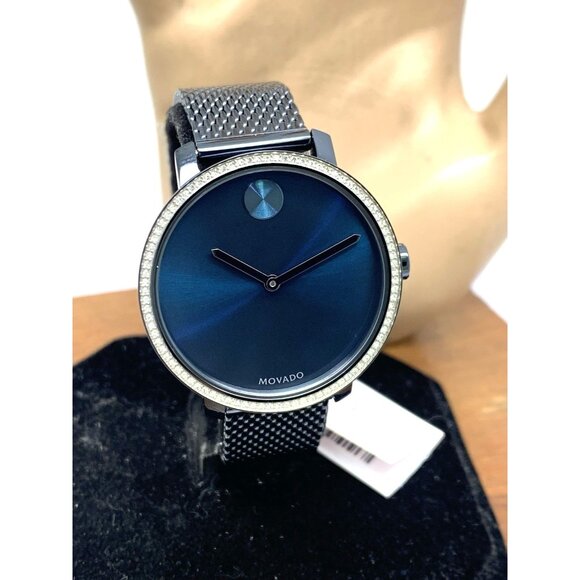 Movado Women's Watch with Midnight Blue Dial and Silver Accents - Picture 13 of 14